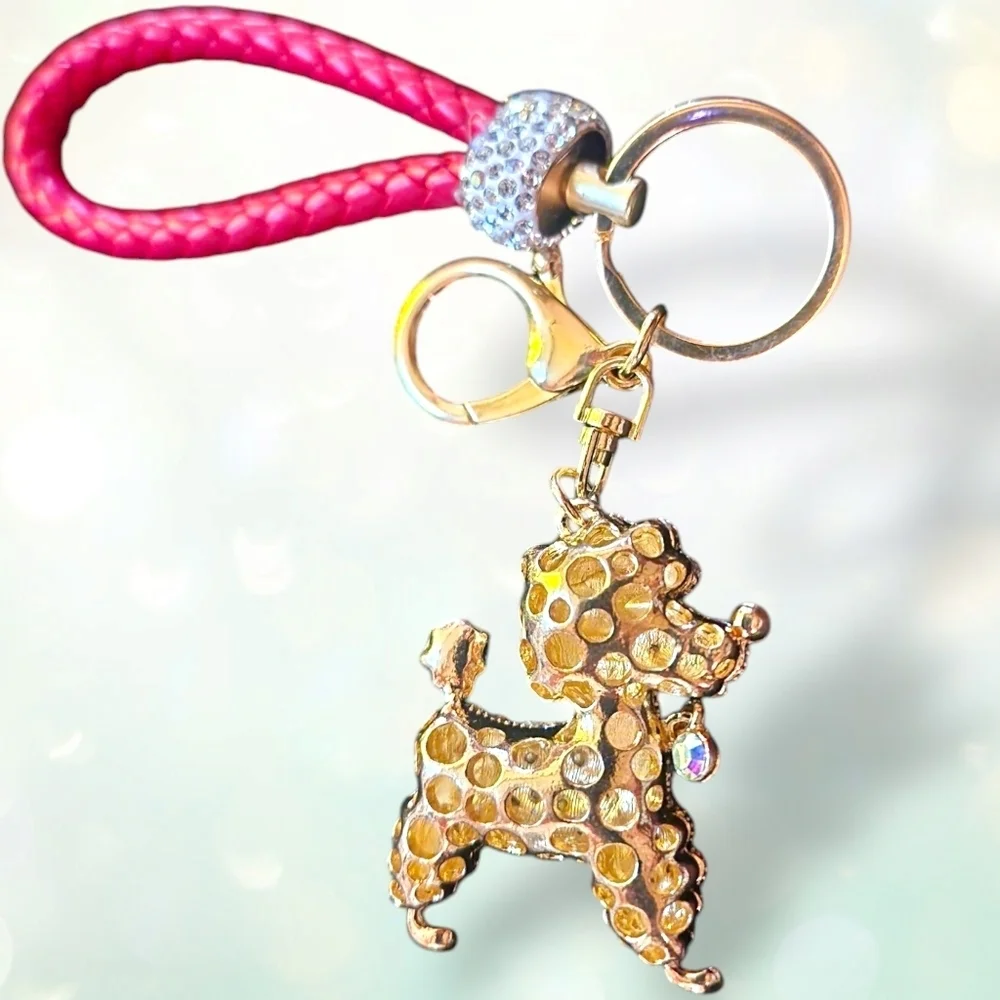 Poodle Keychain/Bag Charm